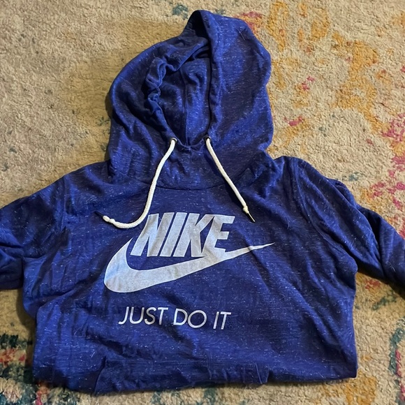 Nike Jackets & Blazers - Blue Nike hoodie size large